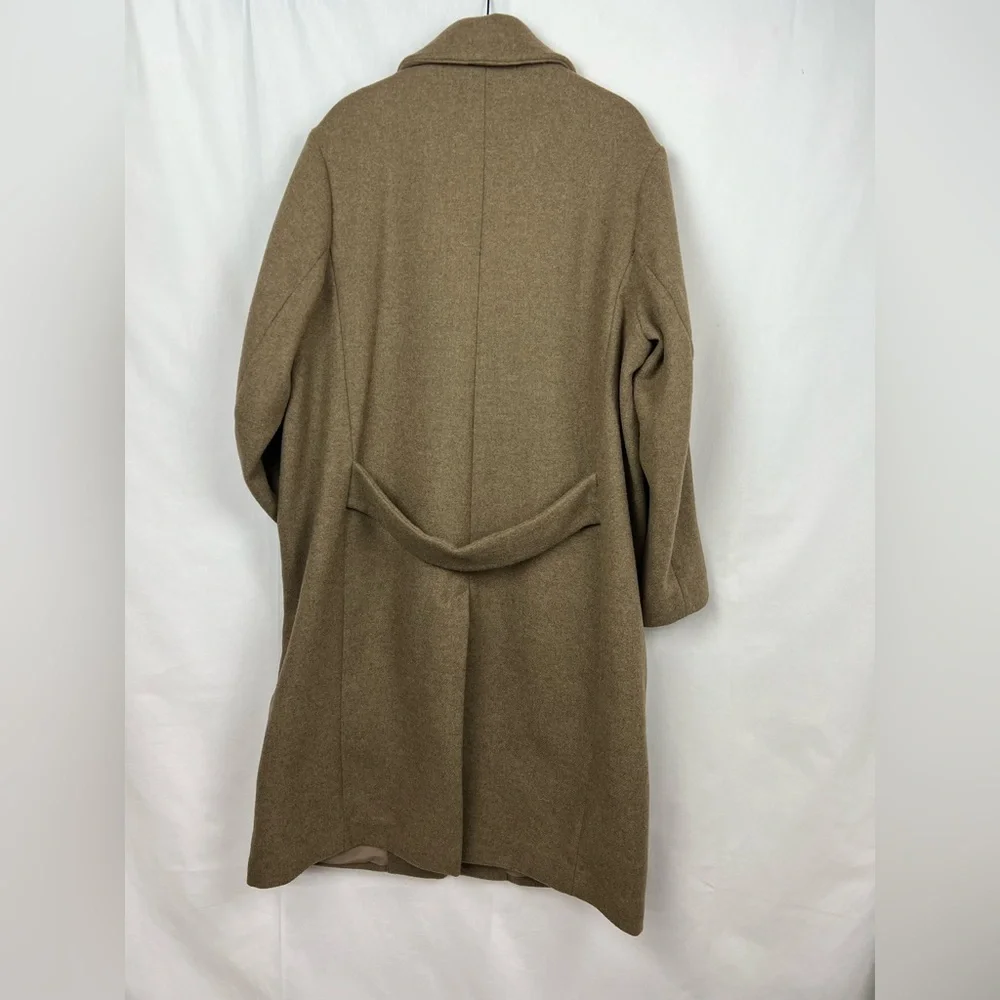 H&M women’s Brown Trench Coat,size medium - Picture 8 of 13